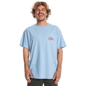 Quiksilver EQYZT07654 Take Us Back Logo Ss Açık Mavi Erkek T-shirt