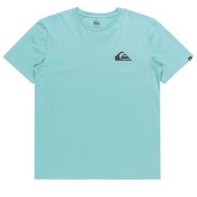Quiksilver EQYZT07657-18614 MW Mini Logo SS Mavi Günlük Stil Erkek T-Shirt