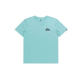 Quiksilver EQYZT07657-18614 MW Mini Logo SS Mavi Günlük Stil Erkek T-Shirt