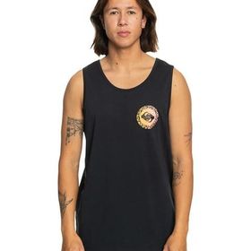 Quiksilver EQYZT07663-10010 Long Fade Tank Siyah Erkek T-shirt
