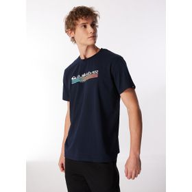 Quiksilver EQYZT07664 Omni Fill Ss Lacivert Erkek T-shirt