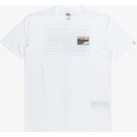 Quiksilver EQYZT07669-10015 Land and Sea Beyaz Erkek T-shirt
