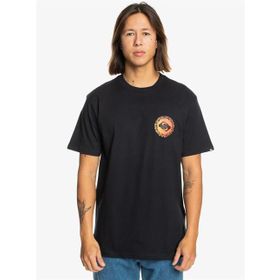 Quiksilver EQYZT07670-10010 Long Fade Ss Erkek Siyah T-shirt