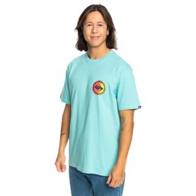 Quiksilver EQYZT07670-18614 Long Fade SS Mavi Erkek T-shirt