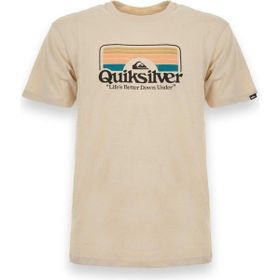 Quiksilver EQYZT07678-11492056 Step Inside Bej Erkek T-shirt