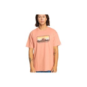 Quiksilver EQYZT07678-MJR0067 Step Inside Turuncu Erkek T-shirt