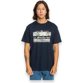 Quiksilver EQYZT07679 Mavi Tropical Rainbow SS Erkek T-shirt