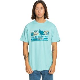 Quiksilver EQYZT07679 Mavi Tropical Rainbow SS Erkek T-shirt