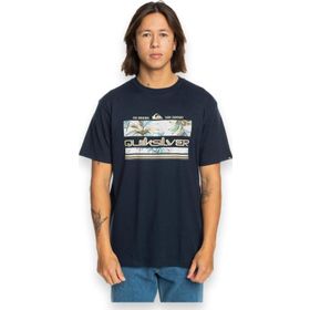 Quiksilver EQYZT07679 Mavi Tropical Rainbow SS Erkek T-shirt
