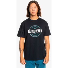 Quiksilver EQYZT07680-10010001 Circle Up Siyah Erkek T-shirt