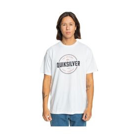 Quiksilver EQYZT07680 Beyaz Circle Up Ss Erkek T-shirt