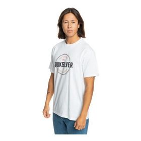 Quiksilver EQYZT07680 Beyaz Circle Up Ss Erkek T-shirt
