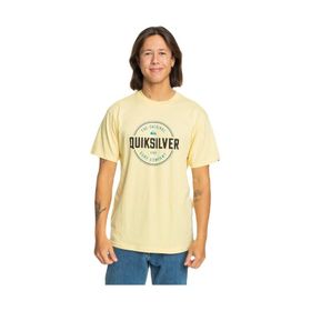 Quiksilver EQYZT07680 Sarı Circle Up Ss Erkek T-shirt