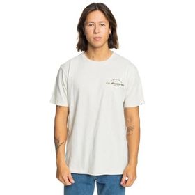 Quiksilver EQYZT07717-11492 Arched Type SS Bej Günlük Stil Erkek T-Shirt