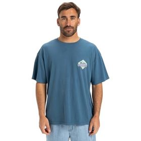 Quiksilver EQYZT08023-18326 Gh Qs Crystal Jet Mavi Günlük Stil Erkek T-shirt