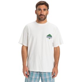 Quiksilver EQYZT08023-WBK0 Gh Qs Crystal Jet Beyaz Günlük Stil Erkek T-shirt