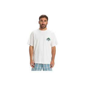 Quiksilver EQYZT08023-WBK0 Gh Qs Crystal Jet Beyaz Günlük Stil Erkek T-shirt
