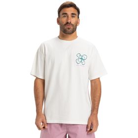 Quiksilver EQYZT08032-WBK0 HW Outside Inside Beyaz Günlük Stil Erkek T-shirt