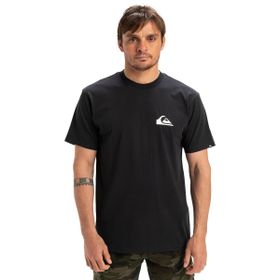 Quiksilver EQYZT08042-KVJ0 Ev Mini Logo Siyah Günlük Stil Erkek T-shirt