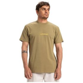 Quiksilver EQYZT08049-26114 Ev Disconnect Effects Yeşil Günlük Stil Erkek T-shirt