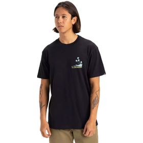 Quiksilver EQYZT08057-KVJ0 Palm Lines Ss Siyah Günlük Stil Erkek T-shirt