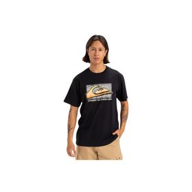 Quiksilver EQYZT08058-KVJ0 Retro Fade Erkek Siyah Günlük Stil Erkek T-shirt