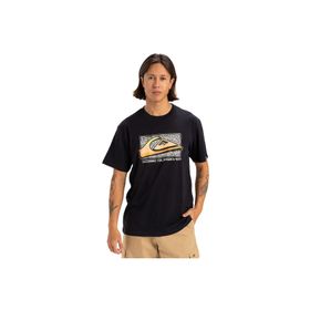 Quiksilver EQYZT08058-KVJ0 Retro Fade Erkek Siyah Günlük Stil Erkek T-shirt