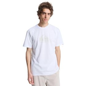 Quiksilver EQYZT08072-908 Ev Comp Logo Beyaz Günlük Stil Erkek T-shirt