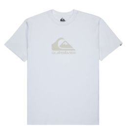 Quiksilver EQYZT08072-908 Ev Comp Logo Beyaz Günlük Stil Erkek T-shirt