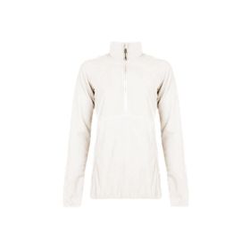 Quiksilver ERJFT03112 Cascade HZ Beyaz Kadın Fermuarlı Polar Sweatshirt