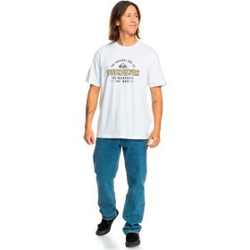 Quiksilver Floating Around Beyaz Erkek T-shirt