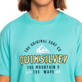 Quiksilver Floating Around Turkuaz Erkek T-shirt