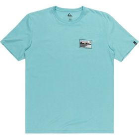 Quiksilver Land And Sea Turkuaz Erkek T-shirt