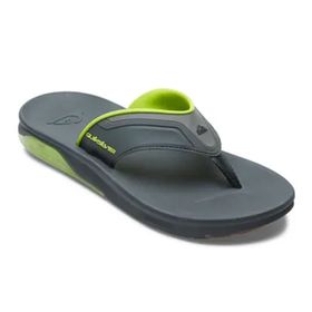 Quiksilver Mathodic Recovery Gri Siyah Yeşil Erkek Sandalet