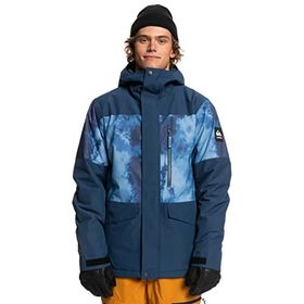 Quiksilver Mission Block Mavi Erkek Kayak Montu