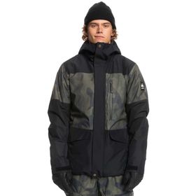 Quiksilver Mission Printed Block Siyah Erkek Kayak Montu
