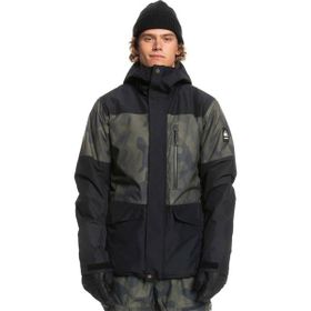Quiksilver Mission Printed Block Siyah Erkek Snowboard Montu
