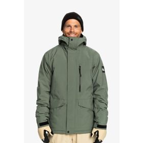 Quiksilver Mission Solıd Jk Erkek Yeşil Snowboard Montu