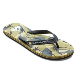 Quiksilver Molokai Art Siyah Gri Kahverengi Erkek Sandalet