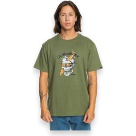 Quiksilver One Last Surf Ss Haki Erkek T-shirt