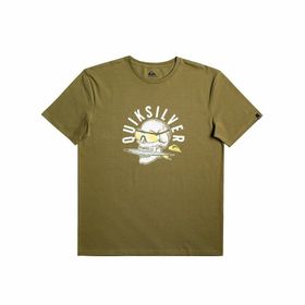 Quiksilver Qsrockinskull Haki Erkek T-Shirt