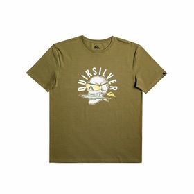 Quiksilver Qsrockinskull Haki Erkek T-Shirt