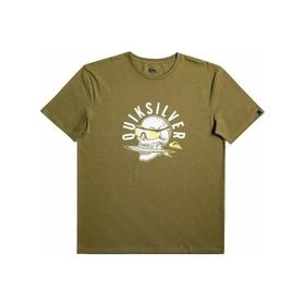 Quiksilver Qsrockinskull Haki Erkek T-Shirt