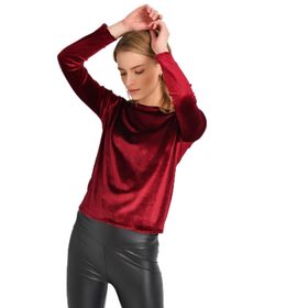 Quincey BDE2499 Kadife Bordo Body