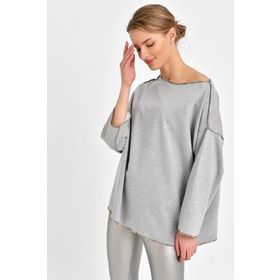 Quincey BDE2532 Açık Gri Sweatshirt