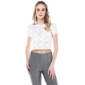 Quincey BDM2497 Kadın Ekru Dantel Bluz