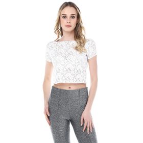 Quincey BDM2497 Kadın Ekru Dantel Bluz
