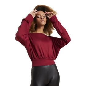 Quincey BDY2624 Kadın Bordo Bluz
