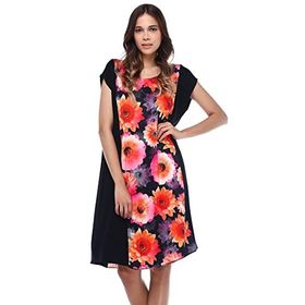 Quincey EB2616 Desenli Parçalı Elbise