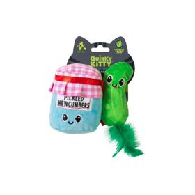 Quirky Kitty Pickled Mewcumber Kedi Otlu Ve Matatabili 2'li Kedi Oyuncağı